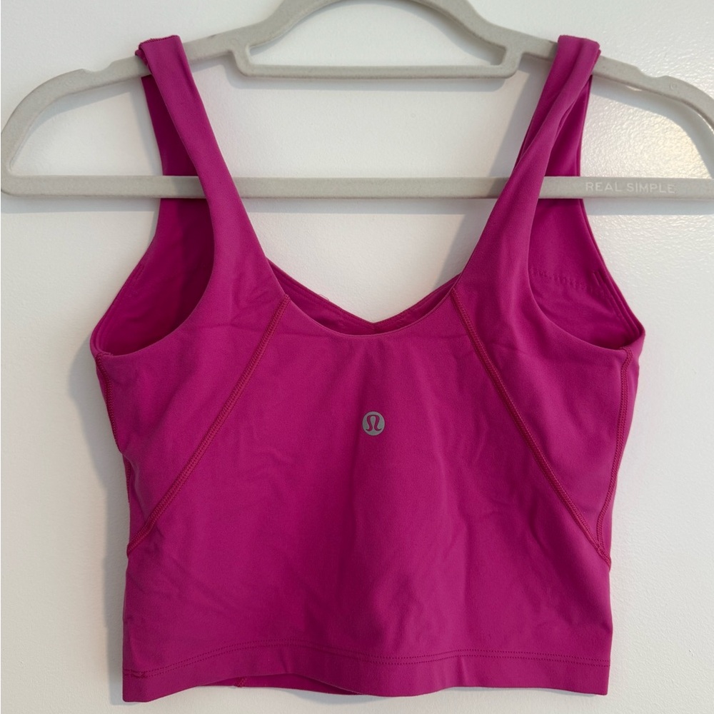 Lululemon Align Tank Ripened Raspberry Pink Sports Bra Activewear Athleisure $68 - Picture 2 of 10
